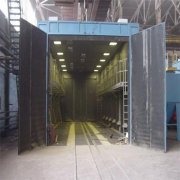 鄭州東成集團訂購噴砂房工作效果展示